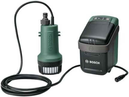 Bosch Cordless Submersible Water Pump GardenPump 18V-2000 (Without Battery, 18 Volt System, in Carton Packaging)